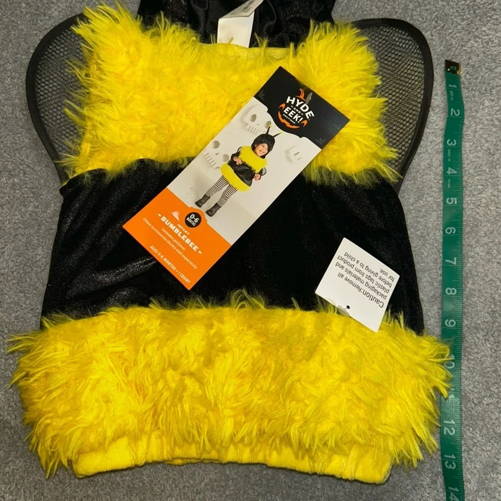 Buzzing Bee Kids Costume - Black and Yellow
